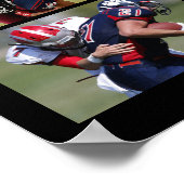 高校スポーツシニアフォトコラージュグラード ポスター (角)