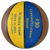 高校チームプレーカスタマイズヤー バスケットボール (縦)