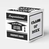 高校パーソナライズされた卒業党 フェイバーボックス (正面サイド)