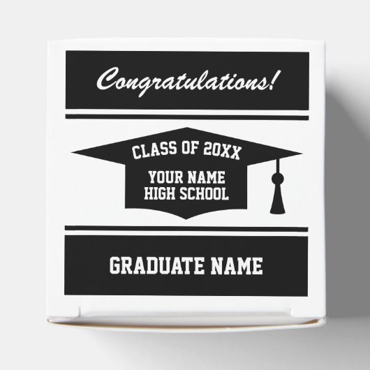 高校パーソナライズされた卒業党 フェイバーボックス (上部)