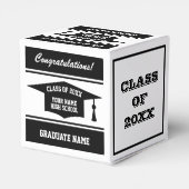 高校パーソナライズされた卒業党 フェイバーボックス (裏面サイド)