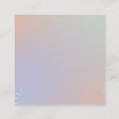 高校ホームカミングクイーンズキャンペーンチラシ エンクロージャーカード (裏面)