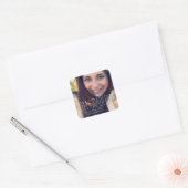 高校モダン卒業シール スクエアシール (封筒)