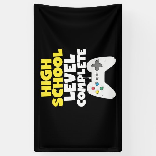 高校レベルの卒業式 横断幕 (縦)