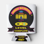 高校レベルの完了 – おもしろい卒業ギフト 缶クーラー (裏面)