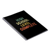 高校レベルの完了 ノートブック (右側)