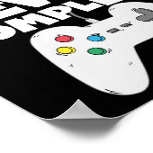 高校レベル完全卒業ビデオゲーム ポスター (角)