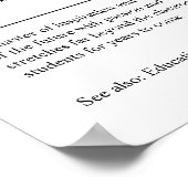 高校先生パーソナライズされた贈り ポスター (角)