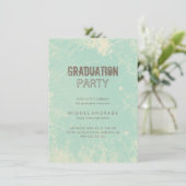 高校写真卒業パーティーグリーングランジ 招待状 (スタンド正面)