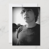 高校写真卒業パーティーグリーングランジ 招待状 (裏面)