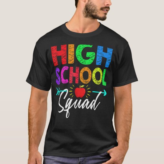 高校分隊先生学生チームへ戻る Tシャツ (正面)