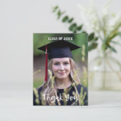 高校卒業ありがとうポストカード ポストカード (スタンド正面)