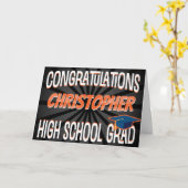 高校卒業おめでとう カード (黄色い花)