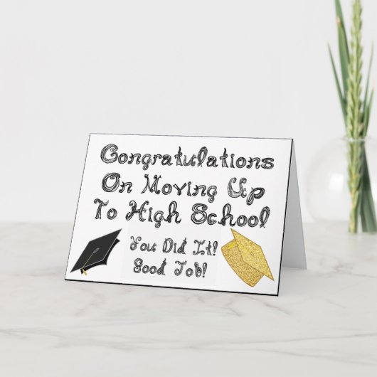 高校卒業おめでとう カード (正面)
