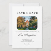 高校卒業が日付カードを保存 案内状 (正面)