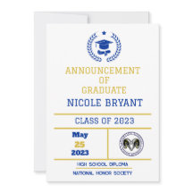 高校卒業のお知らせ