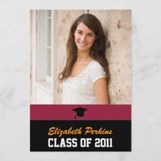 高校卒業のパーティの招待状 招待状