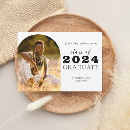 高校卒業アーチ写真一回卒業 案内状