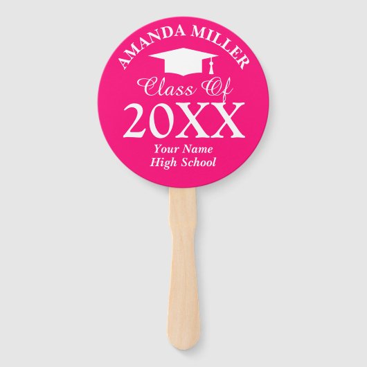 高校卒業カスタム写真愛好家 ハンドファン (正面)