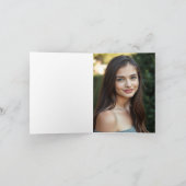 高校卒業カスタム文字 サンキューカード