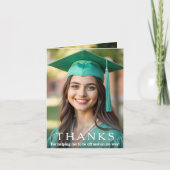 高校卒業カスタム文字 サンキューカード