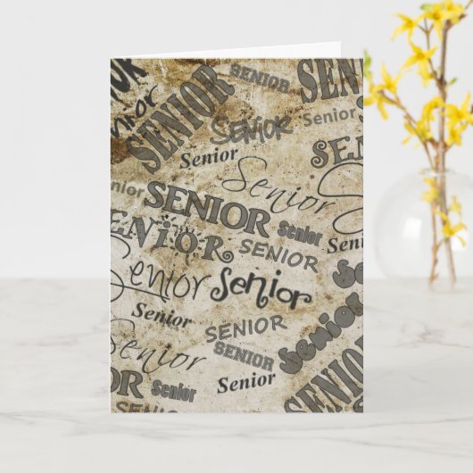 高校卒業カード カード (黄色い花)