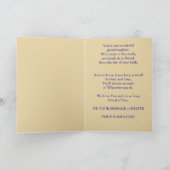 高校卒業パーソナライズされたカード カード (内部)