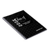 高校卒業パーソナライズされたゲストブック ノートブック (右側)