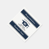 高校卒業パーソナライズされたパーティーのナプキン スタンダードカクテルナプキン (角)