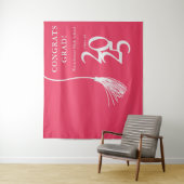 高校卒業パーティーの写真の背景 タペストリー (インサイチュ)