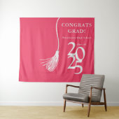 高校卒業パーティーの写真の背景 タペストリー (インサイチュ(横))