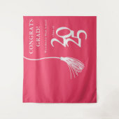 高校卒業パーティーの写真の背景 タペストリー (正面)