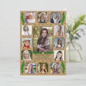 高校卒業パーティーの写素朴真校 招待状 (スタンド正面)