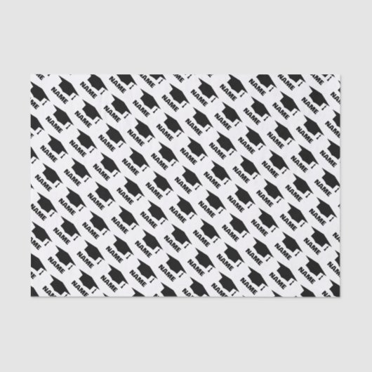 高校卒業パーティーカスタムタッセルキャップ 薄葉紙 (正面)