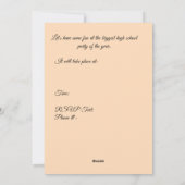 高校卒業パーティーカード シーズンカード (裏面)