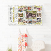 高校卒業パーティー写真大理石 横断幕 (インサイチュ)