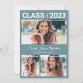 高校卒業パーティー2023写真発表 案内状 (正面)