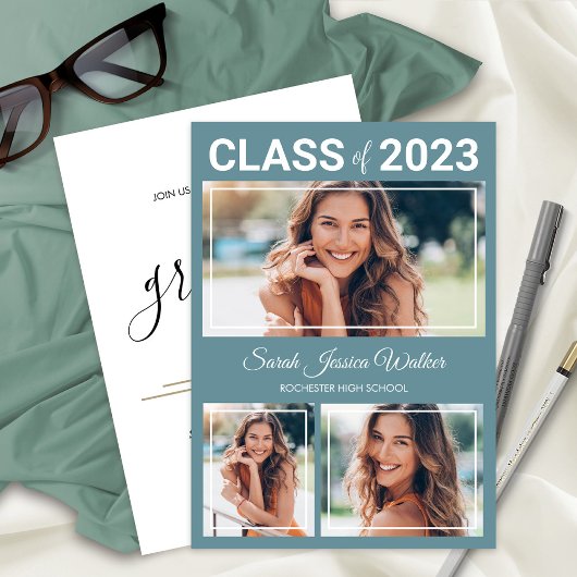 高校卒業パーティー2023写真発表 案内状