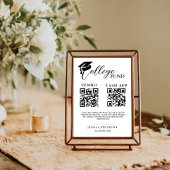 高校卒業モダン学研究資金QRコード ポスター