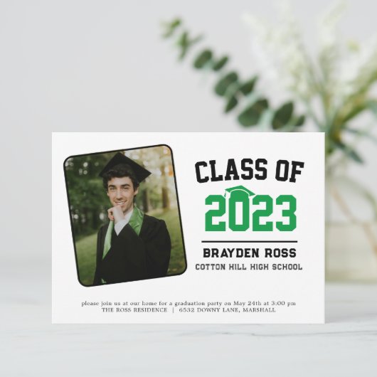 高校卒業党の類 招待状 (スタンド正面)