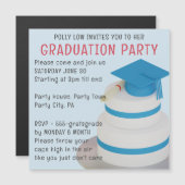 高校卒業党磁気招待状 マグネット招待状 (正面/裏面)