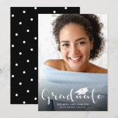 高校卒業写真の発表 案内状 (正面/裏面)