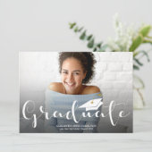 高校卒業写真の発表 案内状 (スタンド正面)