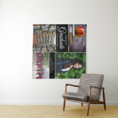 高校卒業写真コラージュ 卒業生 タペストリー (インサイチュ(横))