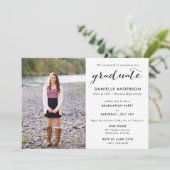 高校卒業写真パーティー 招待状 (スタンド正面)