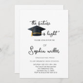 高校卒業卒業記念パーティー 招待状 (正面/裏面)