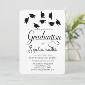 高校卒業卒業記念パーティー 招待状 (スタンド正面)