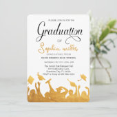 高校卒業卒業記念パーティー 招待状 (スタンド正面)