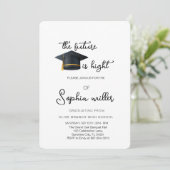 高校卒業卒業記念パーティー 招待状 (スタンド正面)