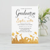 高校卒業卒業記念パーティー 招待状 (スタンド正面)